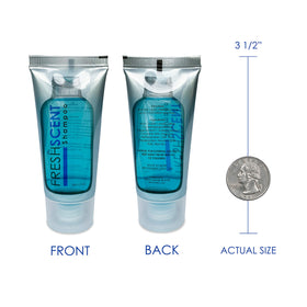 Freshscent foil seal detail highlighting leak protection during storage