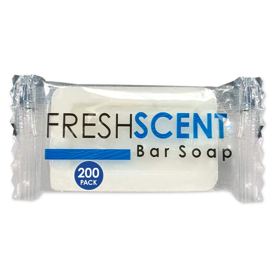 Freshscent front of box showing 200-count and packaging for easy storage and shipping