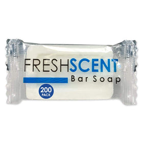 Freshscent front of box showing 200-count and packaging for easy storage and shipping