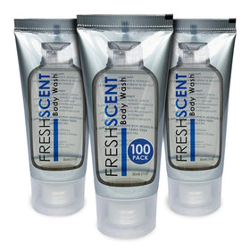 Freshscent front packaging showing 100 tubes and clear branding with professional presentation