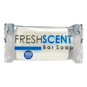Freshscent front packaging showing 100-count box and brand for easy storage