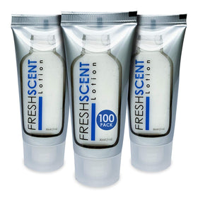 Freshscent front packaging showing 100 tubes and neat case, ideal for easy restocking