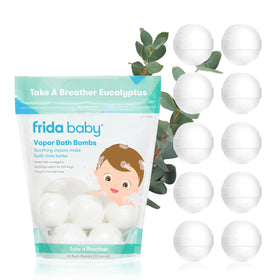 Frida Baby front packaging showing 10-count value pack and calming design