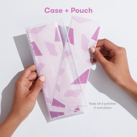Frida Mom keep-clean case and extra-patch pouch for hygienic storage and travel