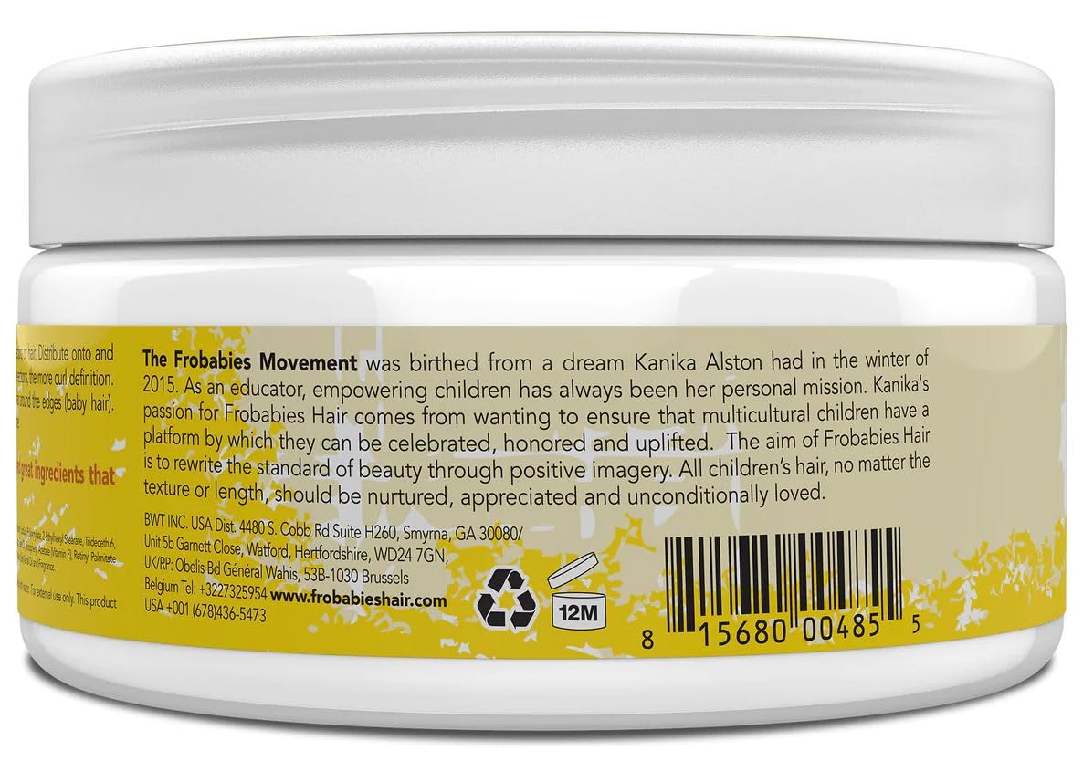 FroBabies Hair being applied to damp curls, improving definition and manageability