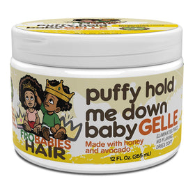 FroBabies Hair front packaging showing 12oz jar and label with clear branding and benefits