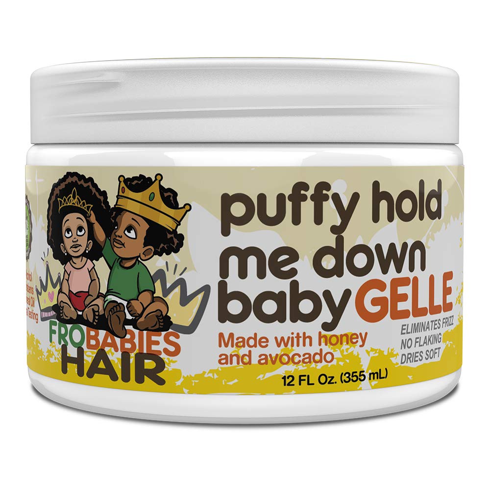 FroBabies Hair gel texture close-up highlighting smooth consistency for easy application
