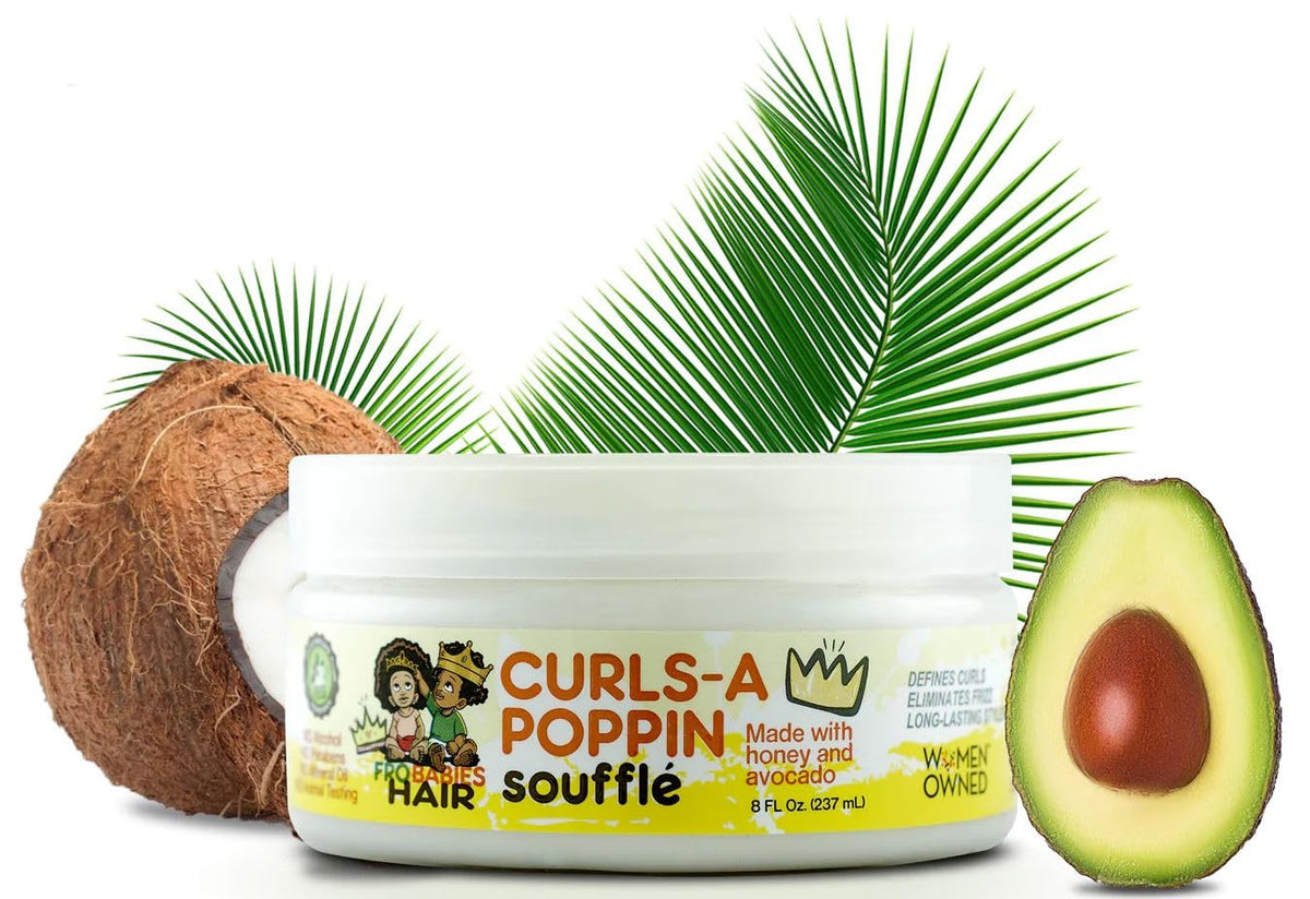 FroBabies Hair label detail and directions, helping easy and accurate application