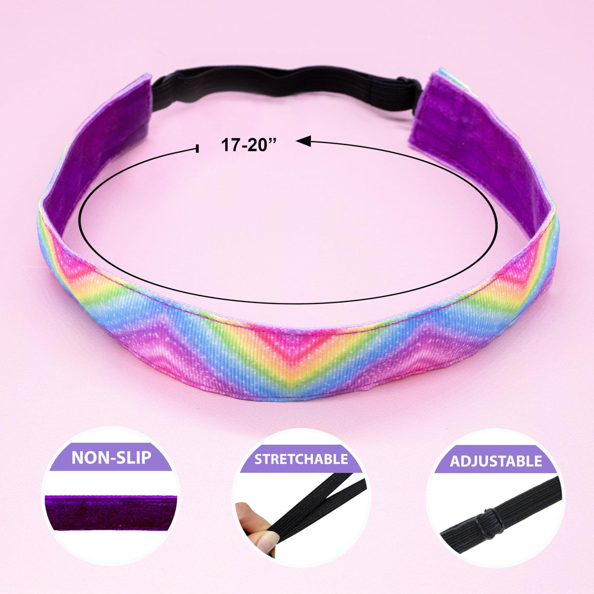 FROG SAC adjustable elastic back detail demonstrating customizable fit for growing heads