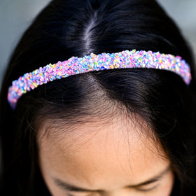 FROG SAC blue headband side profile highlighting thin lightweight design