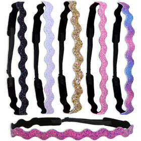 FROG SAC front packaging showing six multicolor headbands and benefits
