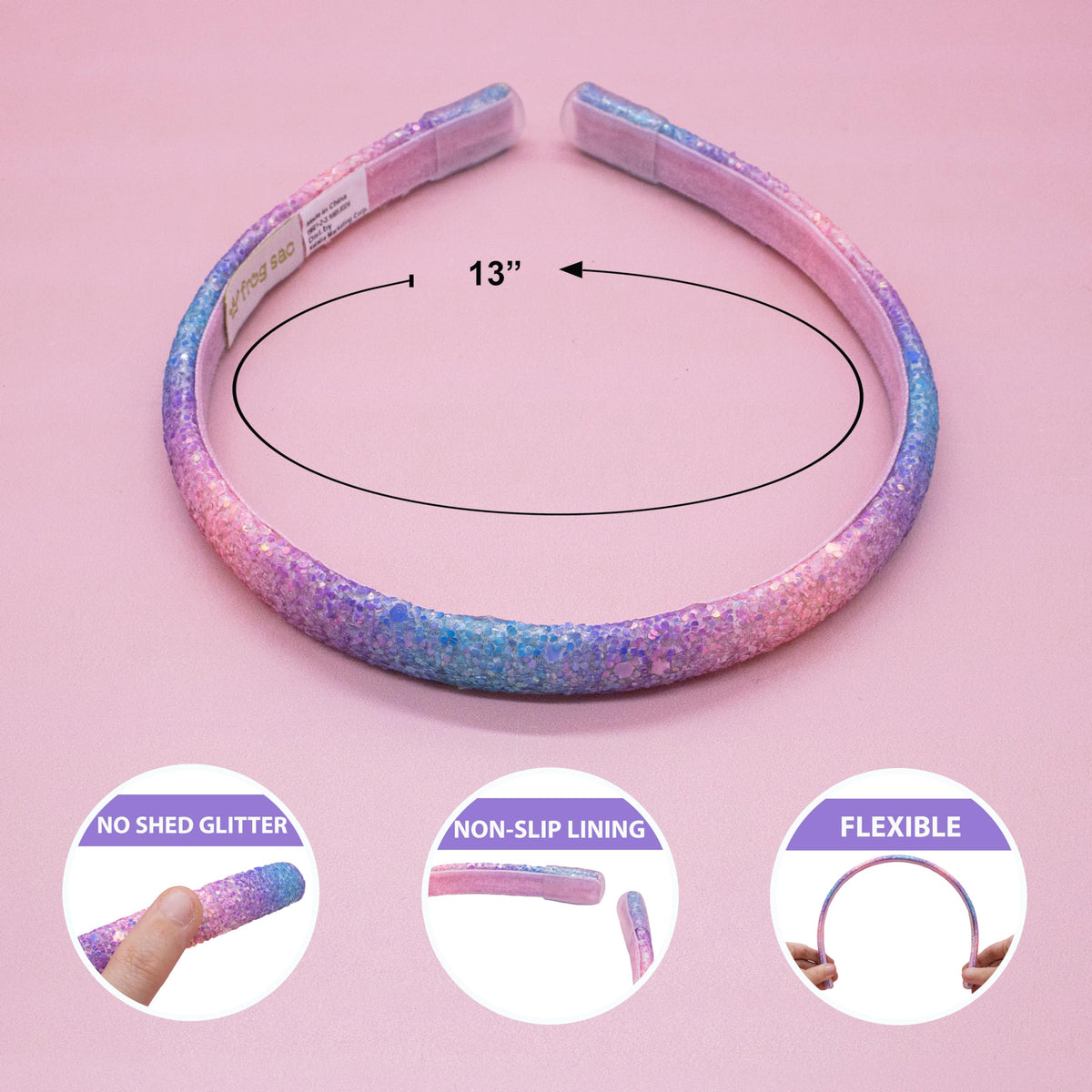FROG SAC side profile showing thin headband shape and low-profile comfort