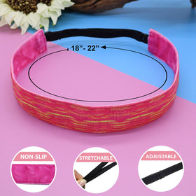 Adjustable back on FROG SAC headband demonstrating customizable fit advantage