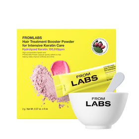 FROMLABS booster front packets showing single‑use strength and clear dosing benefit