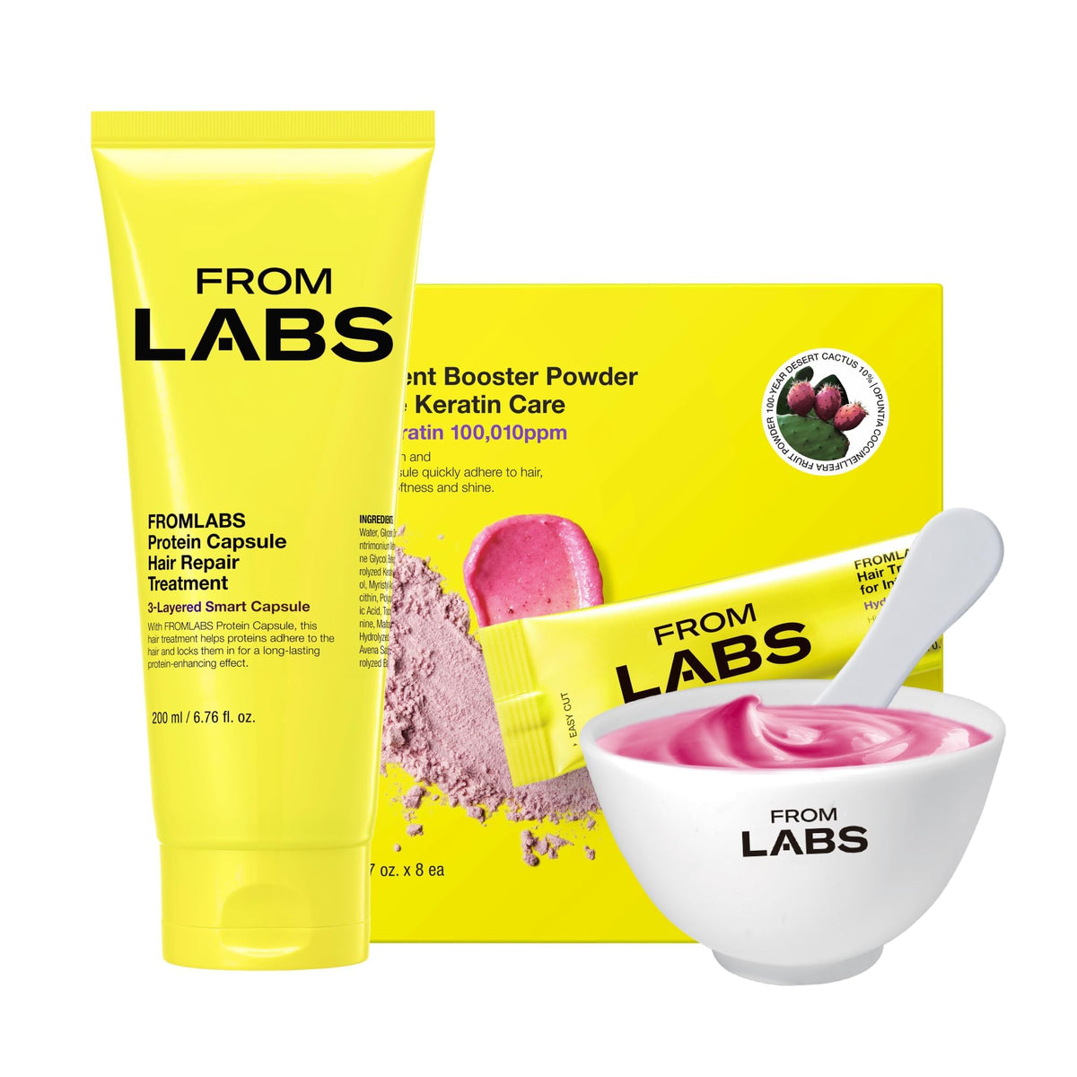 FROMLABS duo front packaging showing two repair masks and value benefit