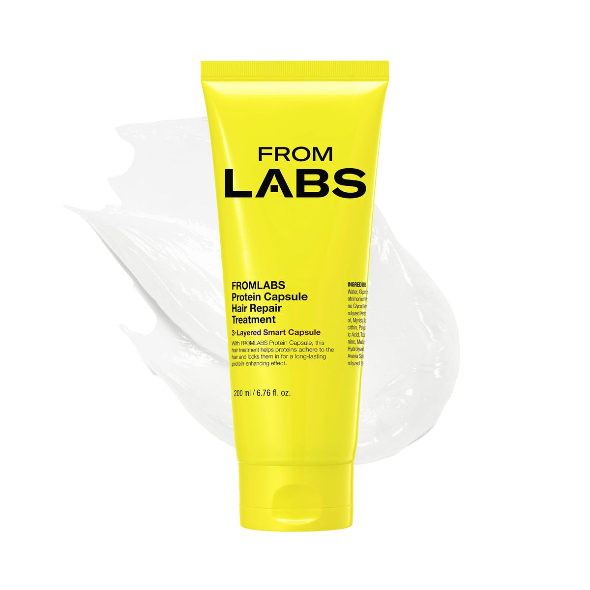 FROMLABS front packaging showing keratin hair mask and benefits