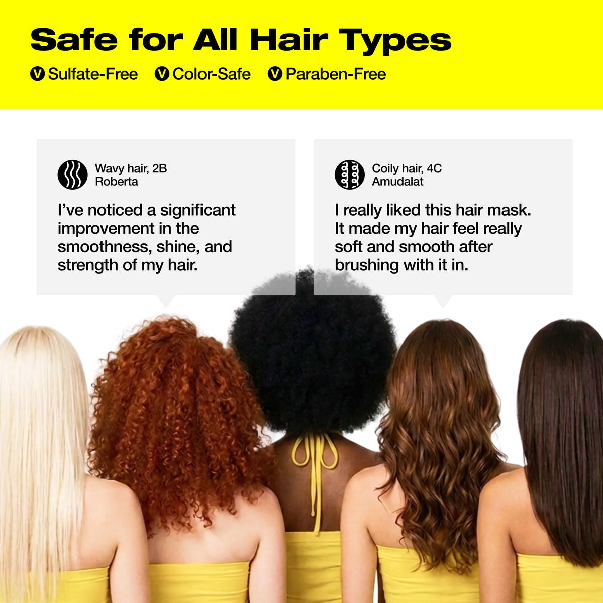 FROMLABS spray being applied to curly hair reducing frizz and enhancing definition