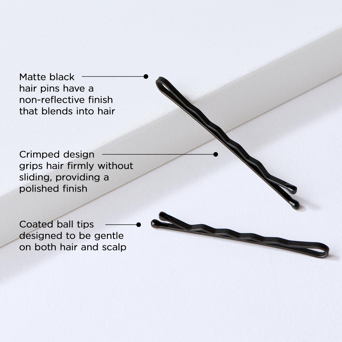 Fromm close-up of crimped shaft revealing grip detail for secure hold
