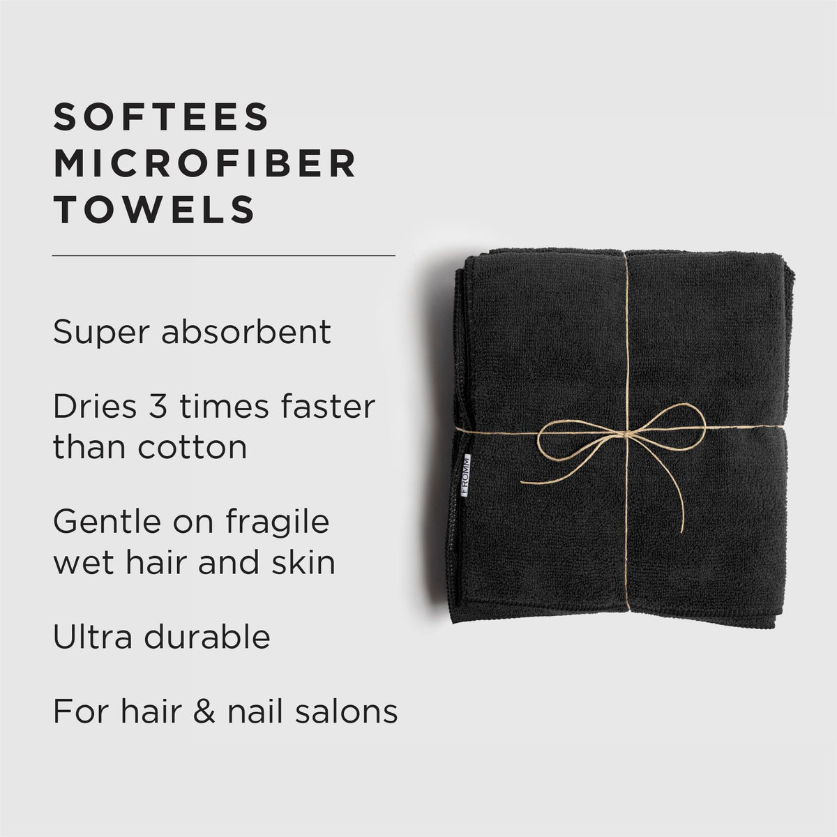 Fromm microfiber close-up texture highlighting ultra-soft, absorbent feel