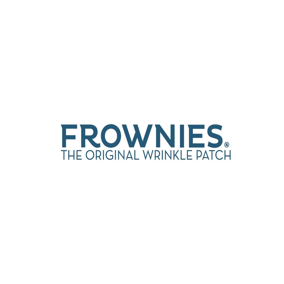 Lifestyle scene with Frownies patch in bathroom routine showing effortless daily use