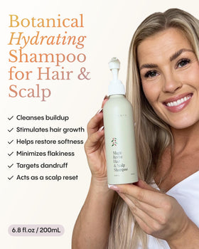 FRØYA top label close-up highlighting natural ingredients and directions