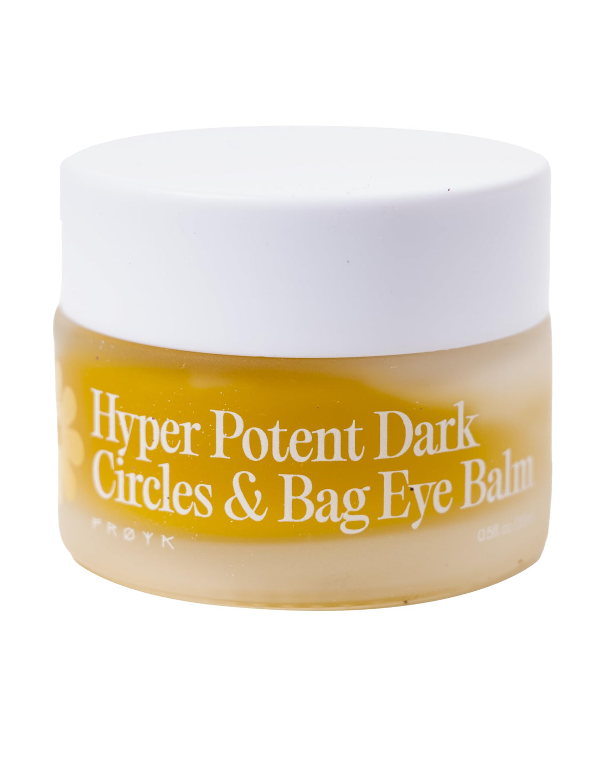 FRØYA front packaging of 15ml eye balm shows compact travel-friendly jar and clarity