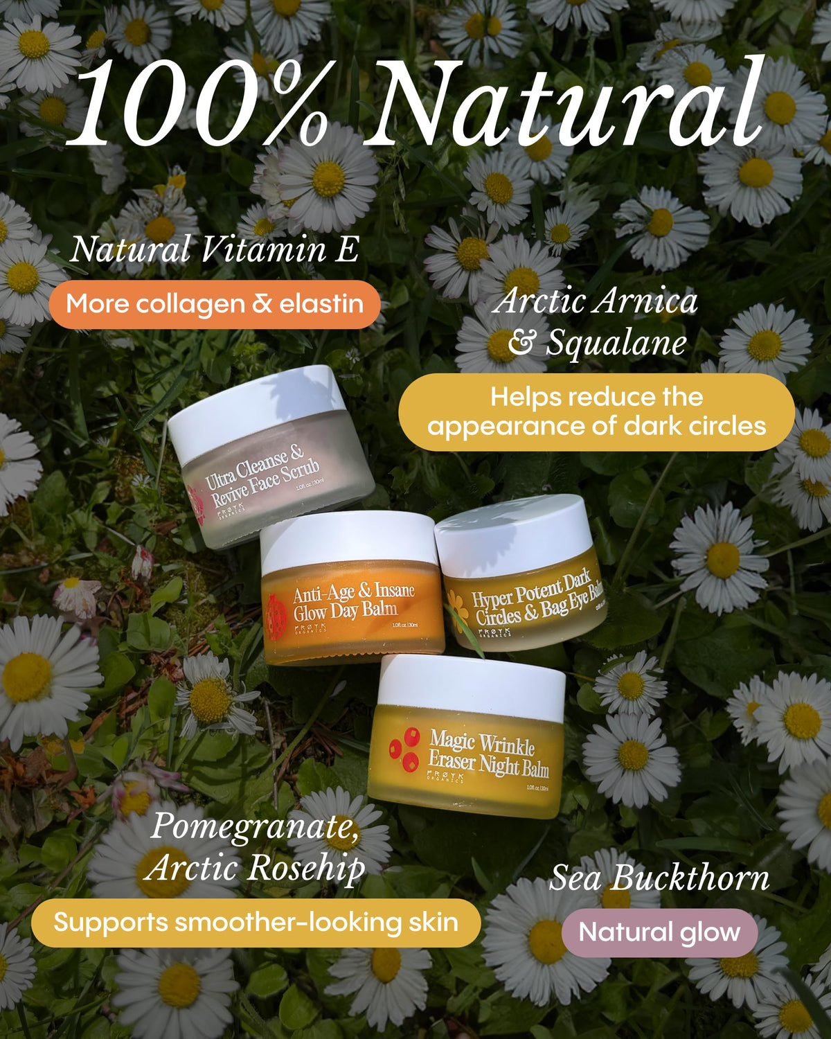 FRØYA night balm on hand demonstrating rich application for nourishment