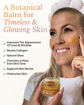 FRØYA close-up open texture of balm showing creamy beeswax blend and easy absorption benefit