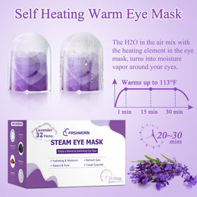 FRSHMORN spread of 32 single-use masks displaying quantity and hygienic convenience
