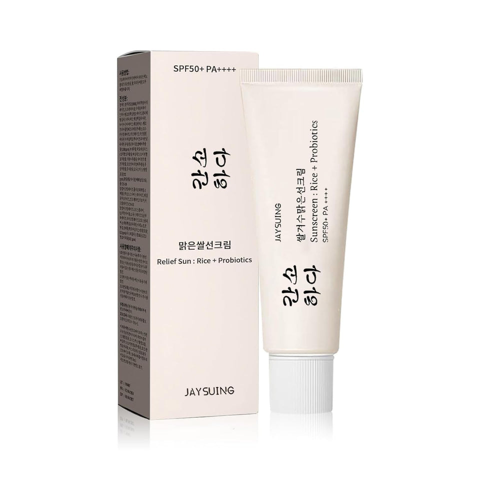 fruitery relief sun front tube showing compact portable sunscreen