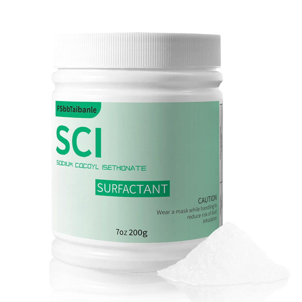 FSbbTaibanle front pouch showing 7 oz SCI powder, clear labeling and benefit