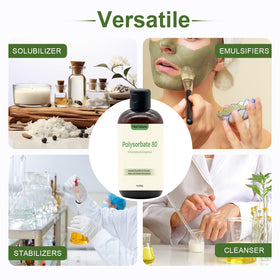 FSbbTaibanle Polysorbate 80 on a DIY skincare workstation demonstrating usability