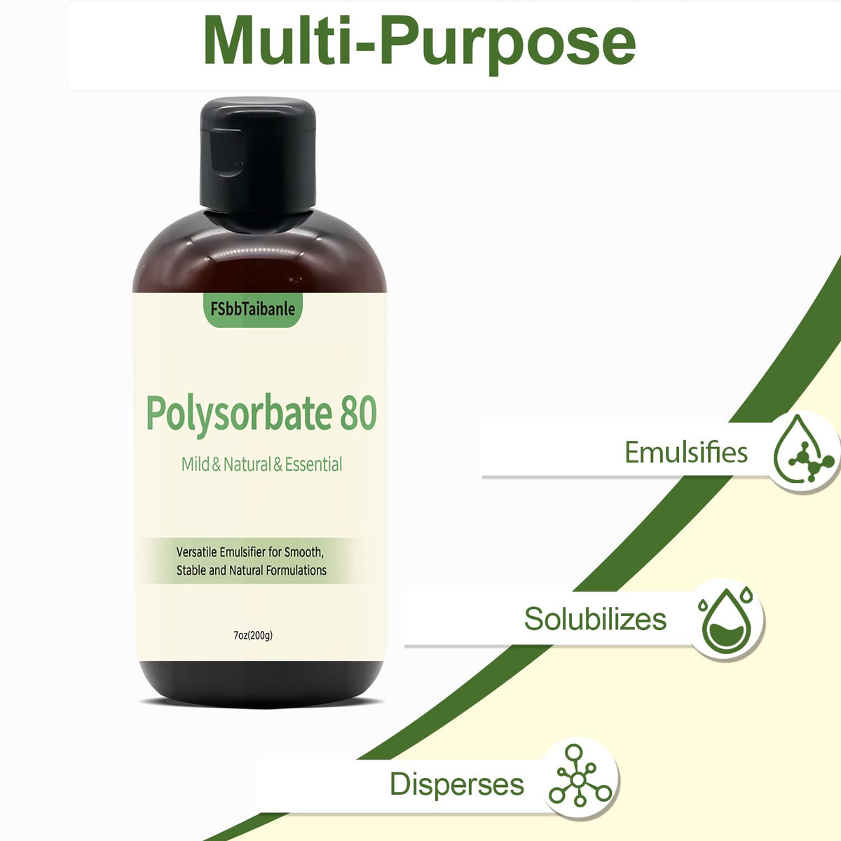 FSbbTaibanle Polysorbate 80 close-up texture showing smooth liquid for blending