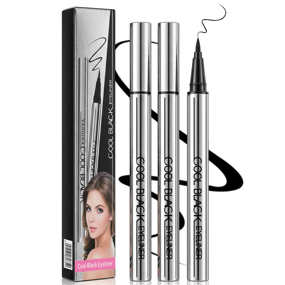 FUERHPSH front packaging showing two sleek eyeliner pens and branding benefit convenience