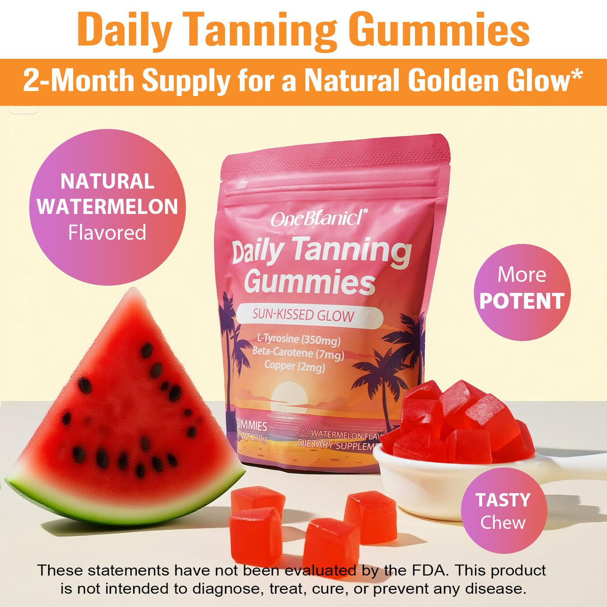 FUKEVY tropical gummies close up emphasizing color and tasty texture