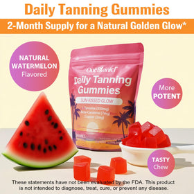 FUKEVY tropical gummies close up emphasizing color and tasty texture