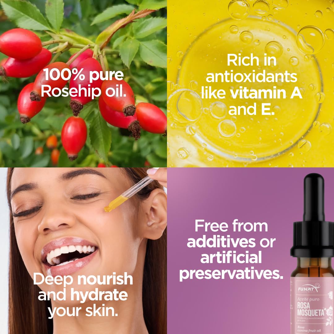 FULL OF NATURE FUNAT oil drops on skin texture, fast-absorbing hydration visible