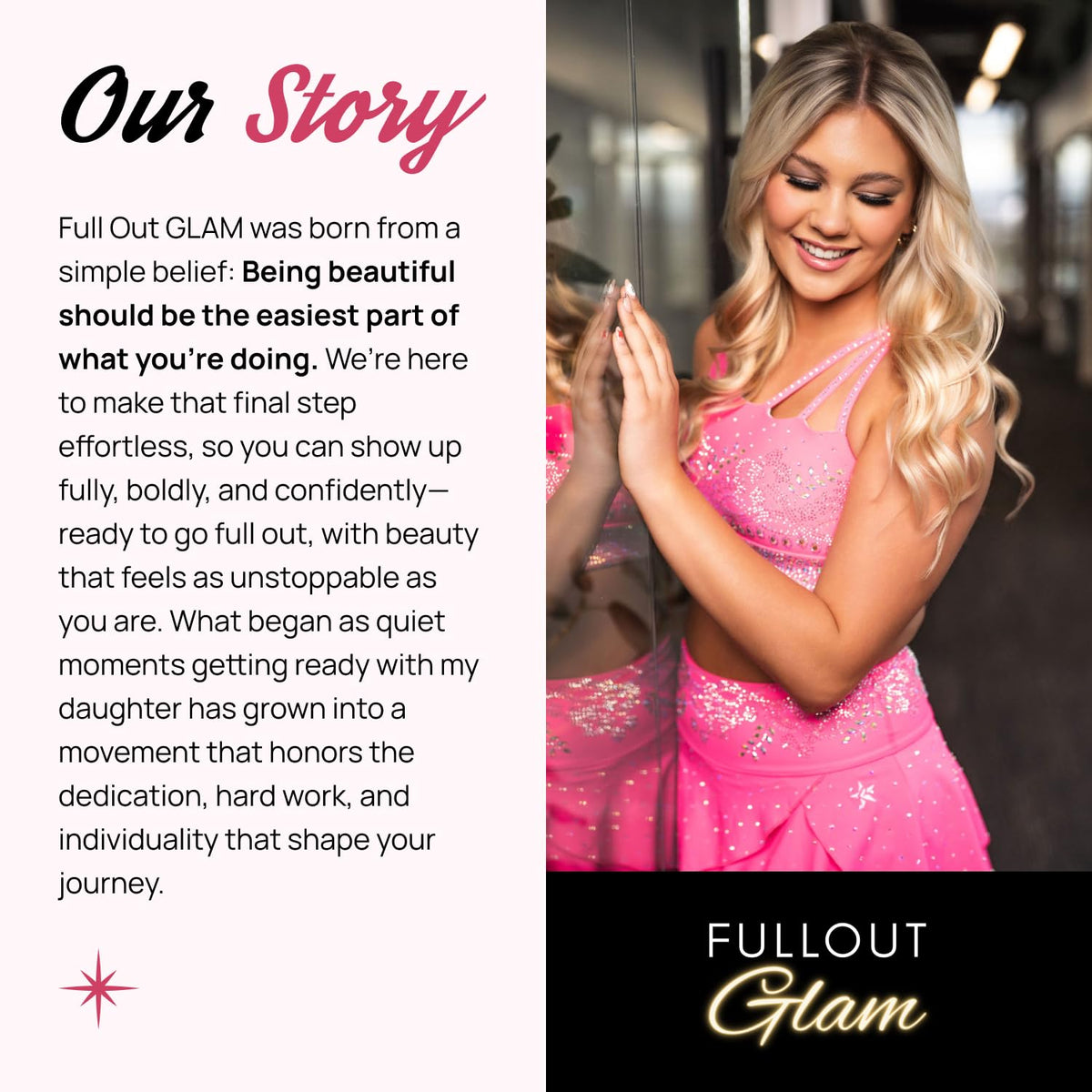 Full Out Glam model applying liner near lash line for effortless lash placement