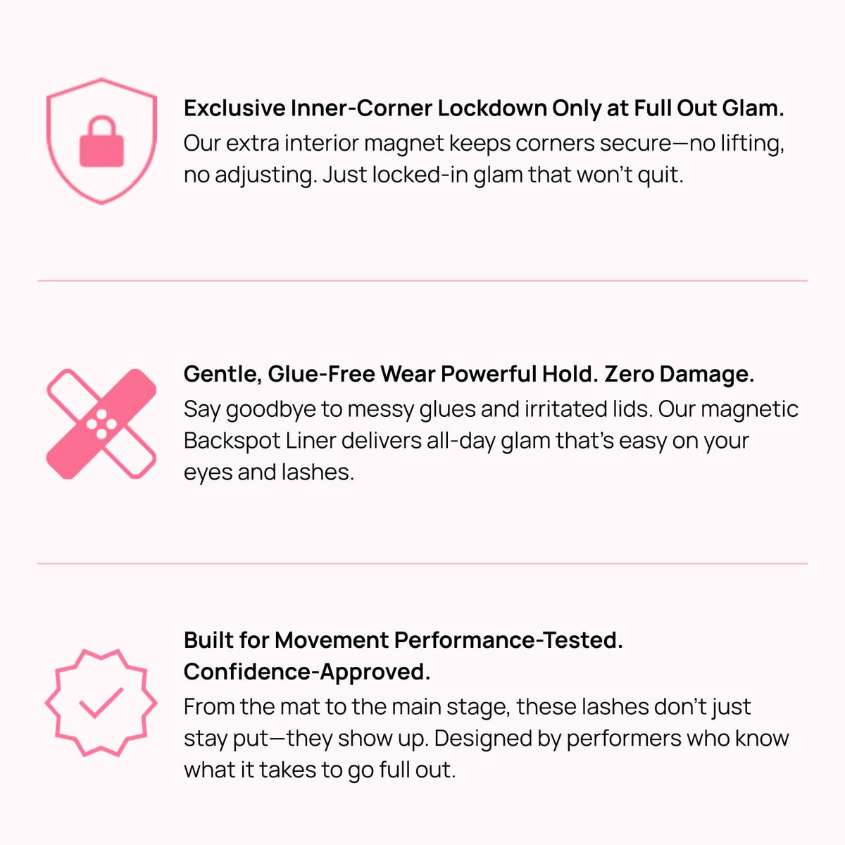 Full Out Glam pen in lifestyle setting on wrist indicating on-the-go readiness