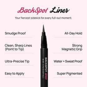 Full Out Glam ultra-precise tip close-up for controlled eyeliner application