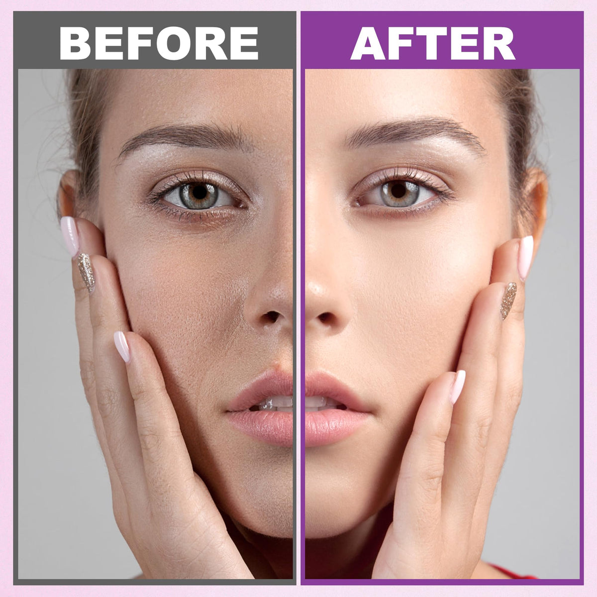 FULLLIGHT TECH cleanser pump detail demonstrating easy dispensing for effective cleansing