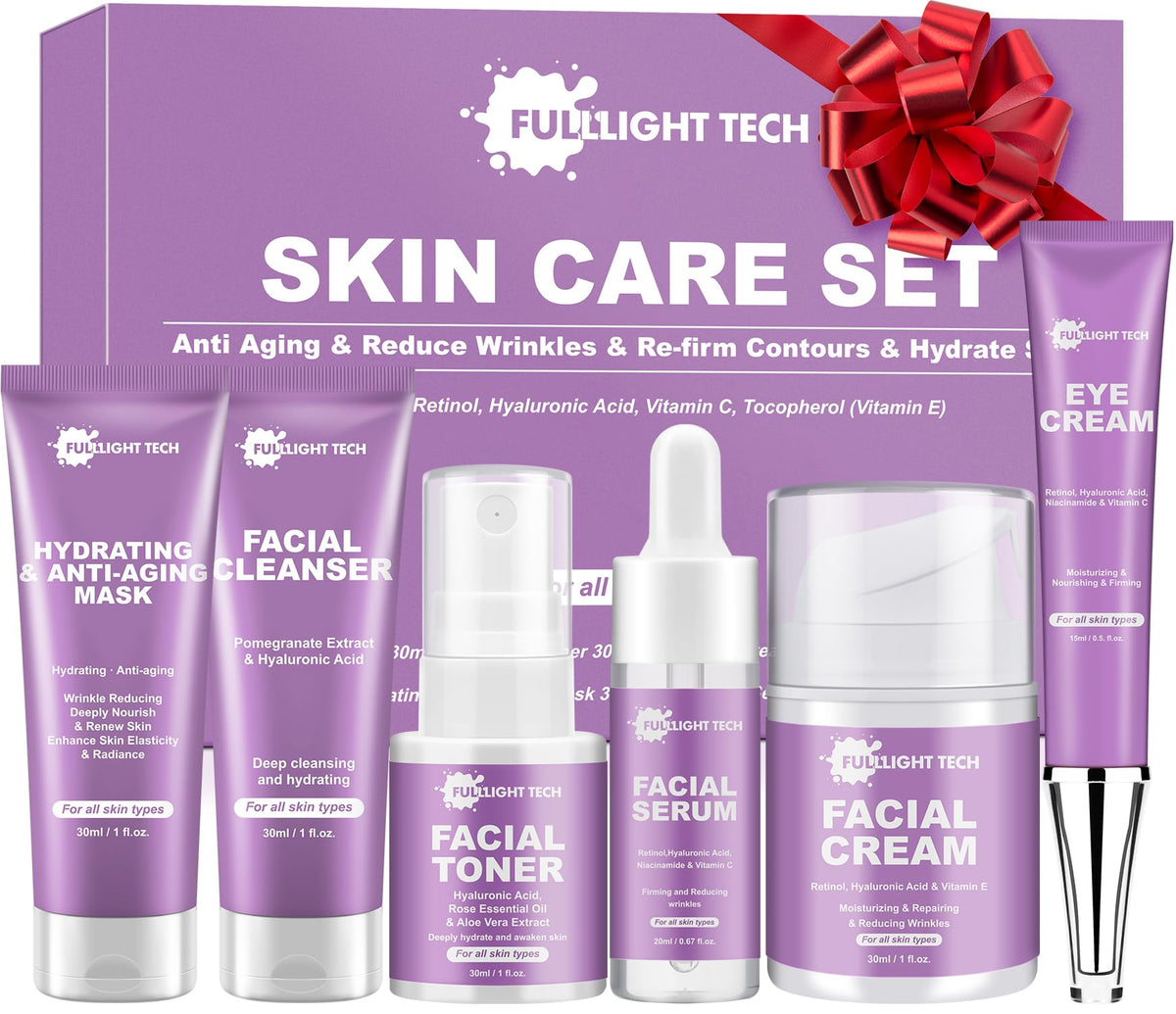 FULLLIGHT TECH front packaging showing six-piece kit and gift box benefit: ready-to-give set