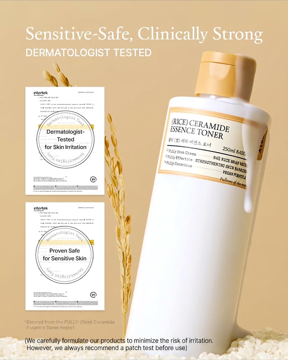 FULLY graphic of nano-emulsion and ceramide technology showing barrier support advantage