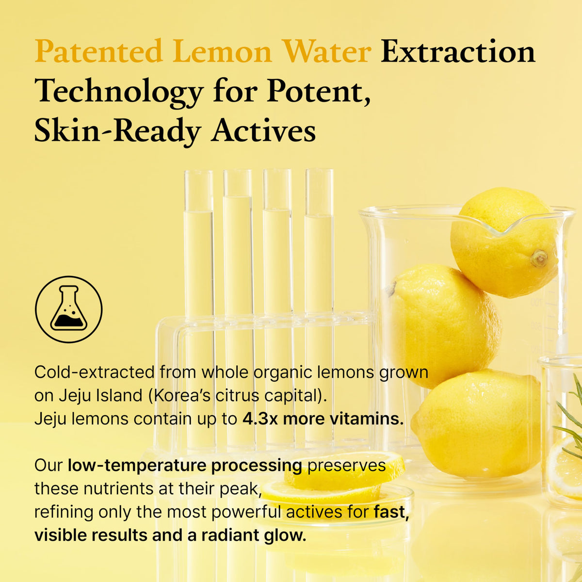 FULLY bottle styled on vanity to suggest daily routine and luminous skin results