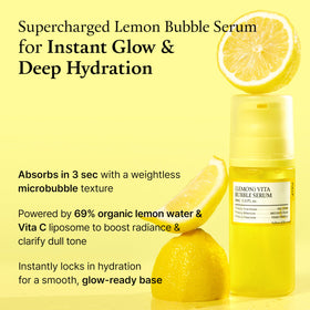 FULLY close-up microbubble texture spreading on skin to boost hydration instantly