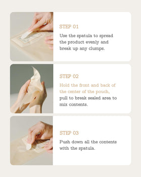 FULLY mask applied on face demonstrating cooling and calming effect