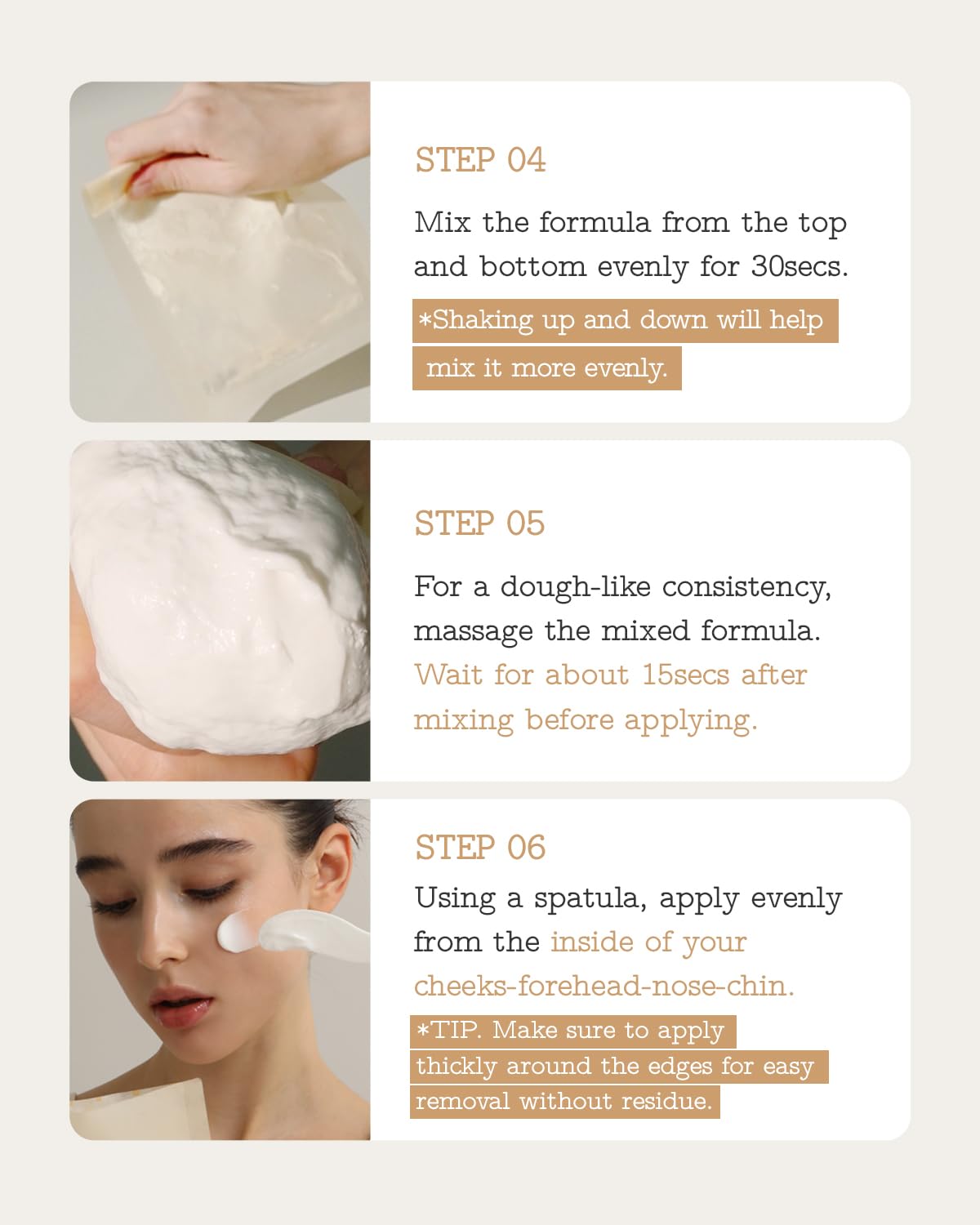 FULLY peeled-off mask removal showing clean, refreshed skin result