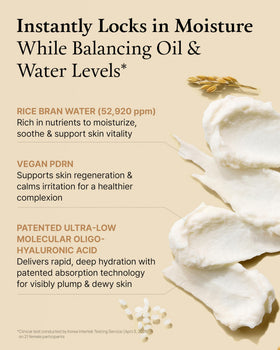 FULLY applied as wash-off mask on cheek showing quick hydration benefit