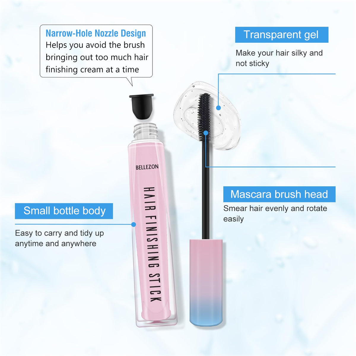 FUNAN stick inside a clutch bag illustrating portability and quick touch-up benefits