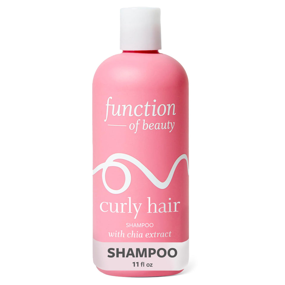Function of Beauty front bottle view showing XL size and clean curl-focused label